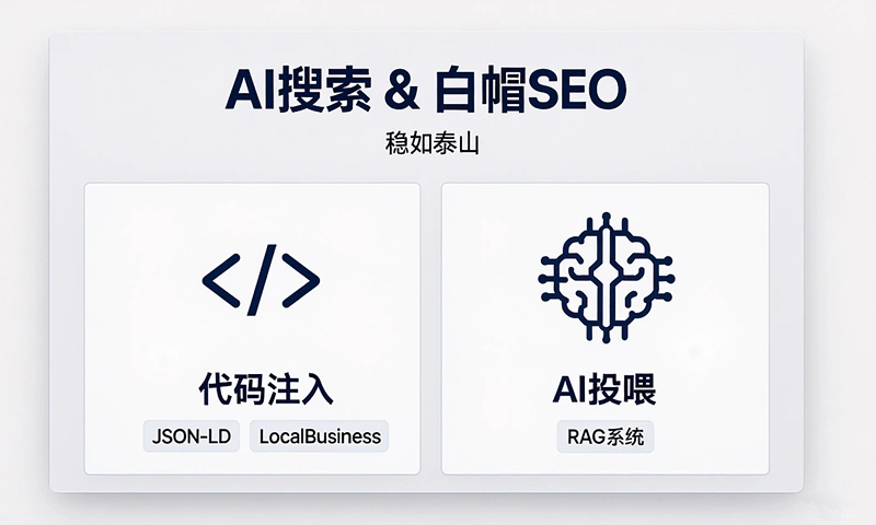 益阳AI搜索与白帽SEO双轨优化及JSON-LD结构化数据注入