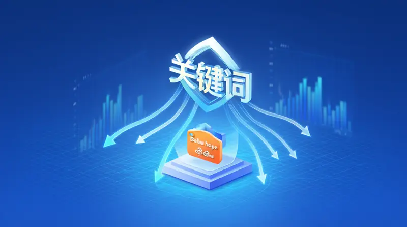 一份关于关键词优化推广排名,从零到百度首页的系统化指南信息图