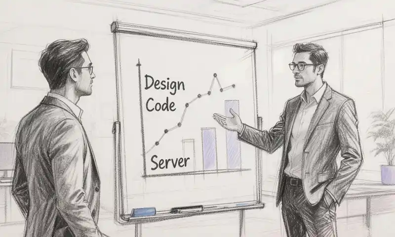 企业做网站一般要多少钱？专业网站建设成本分析与避坑指南手绘图