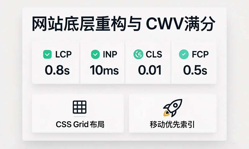 益阳网站底层重构与Core Web Vitals核心指标调优