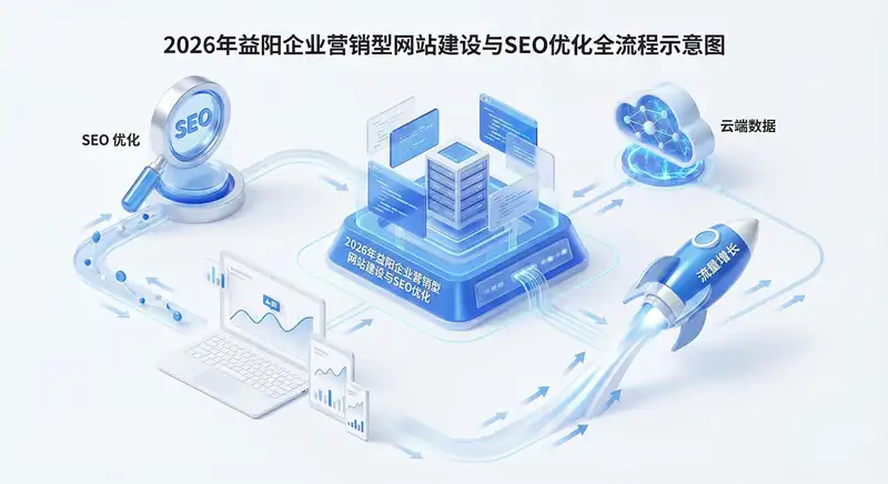 2026年益阳企业营销型网站建设与SEO优化全流程示意图