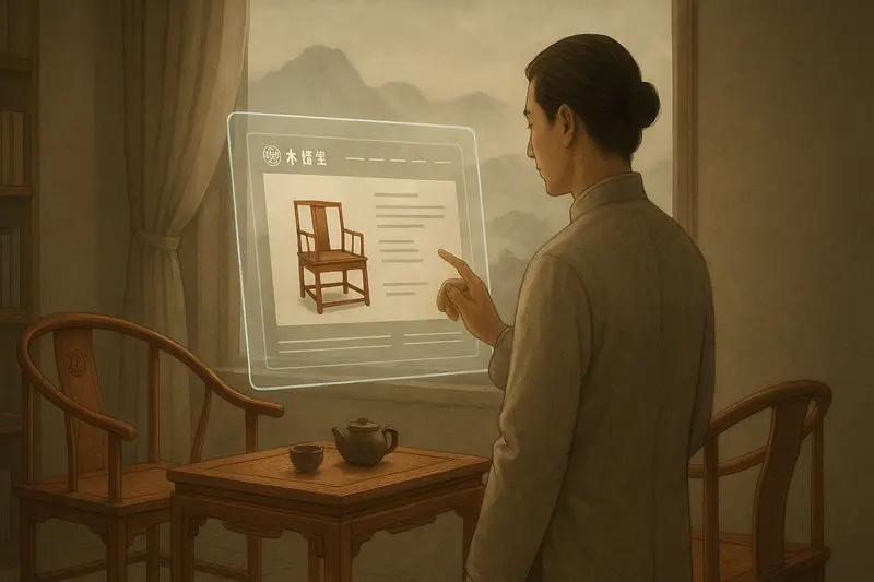 一家益阳红木家具品牌通过新塘十五号的专业网站建设，实现东方美学与数字营销的完美融合