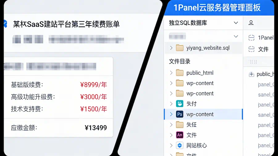 益阳企业独立站定制与SaaS模板建站底层数据产权对比