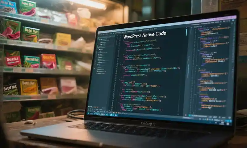 益阳新塘十五号老周的原生代码开发界面实拍