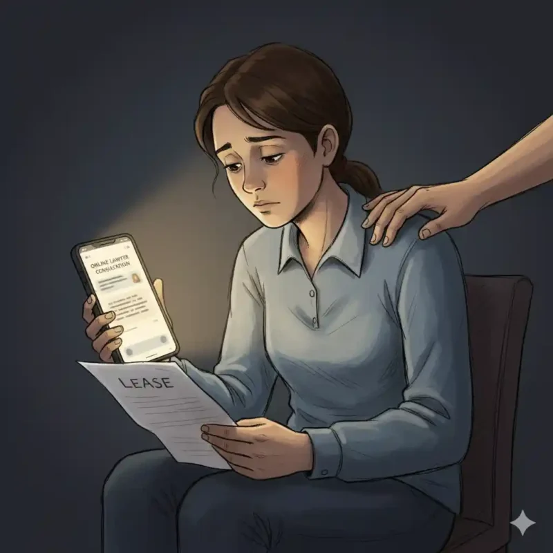 一位租客通过在线律师咨询成功解决租房押金纠纷的案例